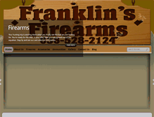 Tablet Screenshot of franklinsfirearms.com